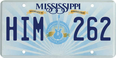 MS license plate HIM262
