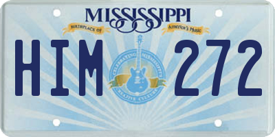 MS license plate HIM272