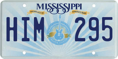 MS license plate HIM295