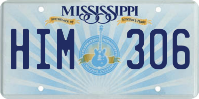 MS license plate HIM306
