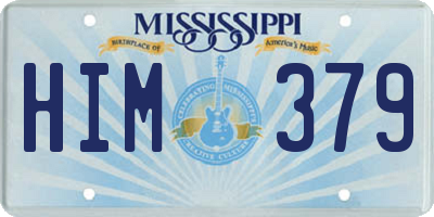 MS license plate HIM379