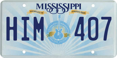 MS license plate HIM407
