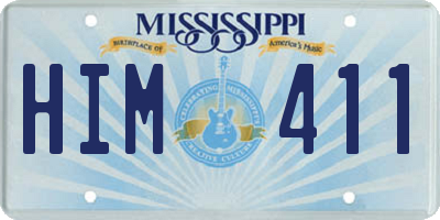 MS license plate HIM411