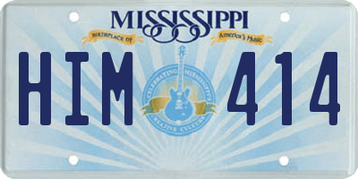MS license plate HIM414
