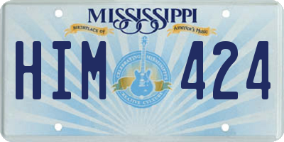 MS license plate HIM424