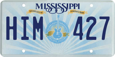 MS license plate HIM427