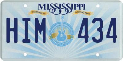 MS license plate HIM434