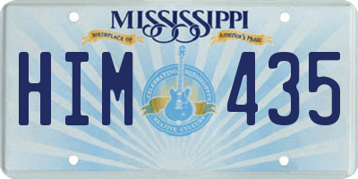MS license plate HIM435