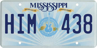 MS license plate HIM438