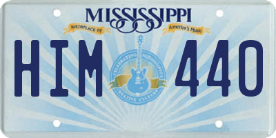 MS license plate HIM440