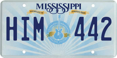 MS license plate HIM442