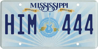 MS license plate HIM444
