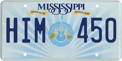 MS license plate HIM450