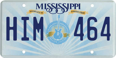 MS license plate HIM464