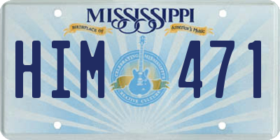 MS license plate HIM471
