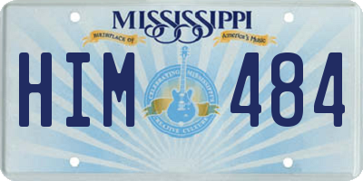 MS license plate HIM484