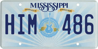 MS license plate HIM486