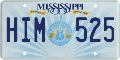 MS license plate HIM525