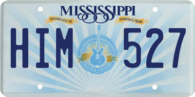MS license plate HIM527
