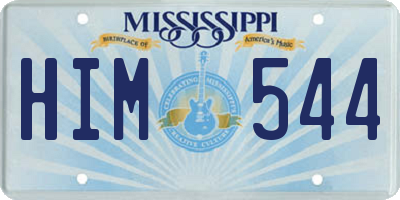 MS license plate HIM544