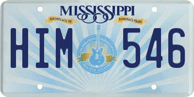 MS license plate HIM546