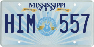 MS license plate HIM557