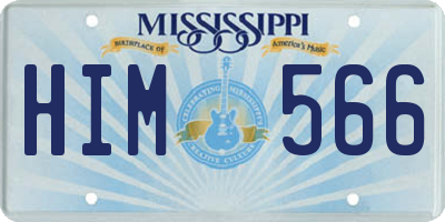 MS license plate HIM566