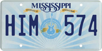 MS license plate HIM574