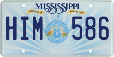 MS license plate HIM586