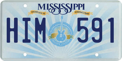 MS license plate HIM591