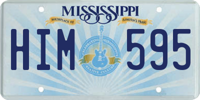 MS license plate HIM595