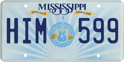 MS license plate HIM599