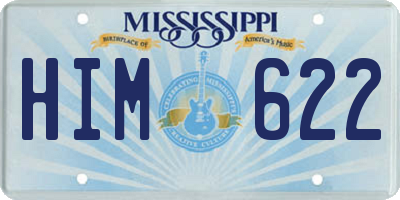 MS license plate HIM622