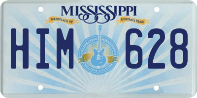 MS license plate HIM628