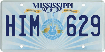 MS license plate HIM629
