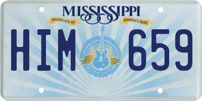 MS license plate HIM659