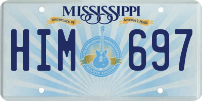 MS license plate HIM697