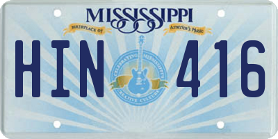MS license plate HIN416