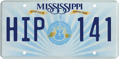 MS license plate HIP141