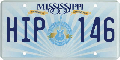 MS license plate HIP146