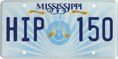 MS license plate HIP150