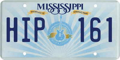 MS license plate HIP161