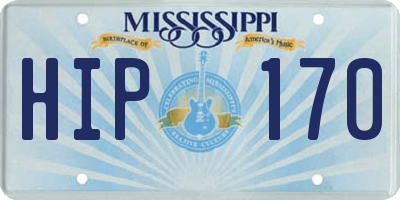 MS license plate HIP170