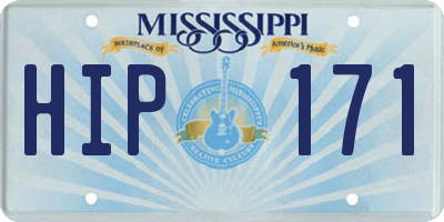 MS license plate HIP171