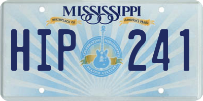 MS license plate HIP241