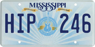 MS license plate HIP246