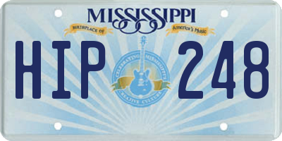 MS license plate HIP248