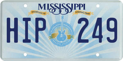 MS license plate HIP249