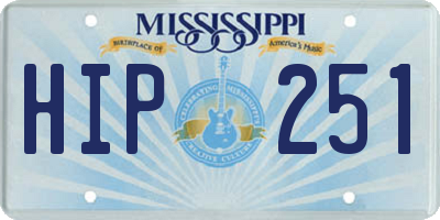 MS license plate HIP251