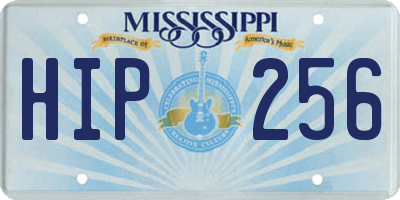 MS license plate HIP256